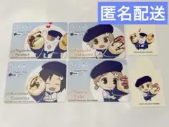 夏目友人帳 ディッパーダン クレープ コラボ ミニカード ４種類 ストロータグ