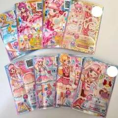 アイカツフレンズ　シュガーメロディ スウィートフレーズヘッドドレス他 8枚セット