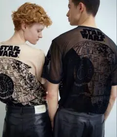 ビューティフルピープル スターウォーズ Tシャツ 36 黒 半袖 D395のサムネイル