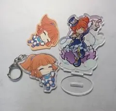 ぷよぷよ アルル　アクリルスタンド、キーホルダー、ステッカー　3点セット