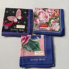HANAE MORI KENZO ハンカチ 3枚セット