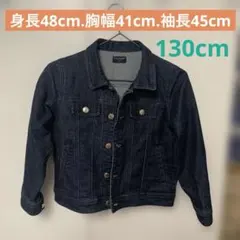 BACK NUMBERダークデニムジャケット130cm 1枚