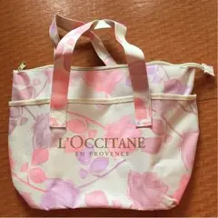 L'OCCITANE EN PROVENCE ローズ柄2WAYトート