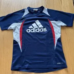 adidas ネイビー サッカー　ウエア　140