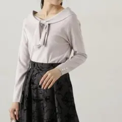 2026年最新】Proportion Body Dressing リボンボウタイフレンチニット