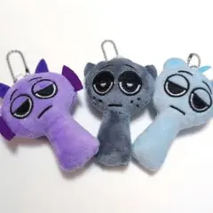 スプランキー マスコットボールチェーン　ぬいぐるみ　キーホルダー3個セット