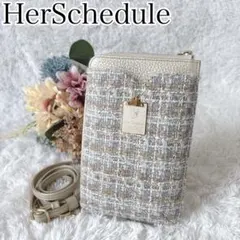 HerSchedule Palme Cristal Tweed スマホショルダー - メルカリ