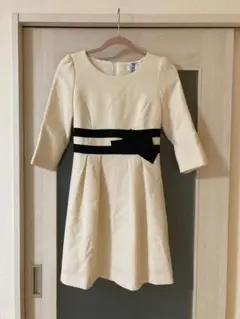 UNIVERSAL MUSE ツイードワンピース　七分袖　フォーマルワンピース