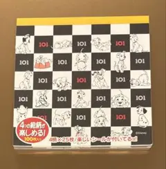 平成ディズニー 101匹わんちゃん 折り紙メモ シールつき