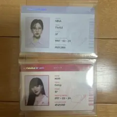 formula of love ミナ IDカード