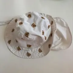 クマ刺繍付きバケットハット