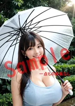 A3049 1点物　高画質AI美女グラビア　A4ポスター 巨乳　 清楚 イラスト