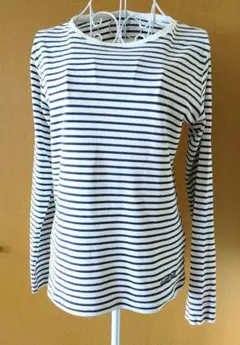 モンベルmont-bell WIC.ボーダーロングスリーブＴ Ｗomen’sＬ