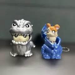 ゴジハムくん（シルバー）&メカゴジハムくん（ブルー）ゴジラ×メカゴジラ 映画特典のサムネイル