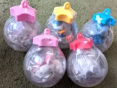 新品 ディズニー ☆カプセルボトルチャーム5点セット
