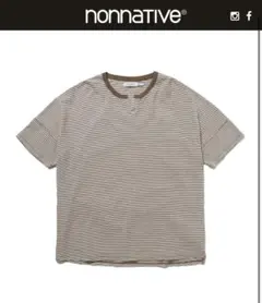 美品 24SS nonnative T-NECK 2 Tシャツ NN-C4419