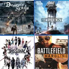4個セットPS5 PS4 ゲームソフト デモンズソウル バトルフィールド まとめ