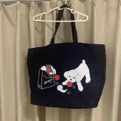 Kitamura 犬とフルーツイラスト トートバッグ