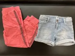 子供服　女の子　パンツ　デニム　ズボン