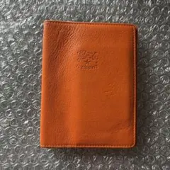 IL BISONTE オレンジ レザー パスケース カードケース