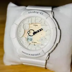 【電池交換】CASIO G-SHOCK baby-G クレイジーネオンシリーズ白