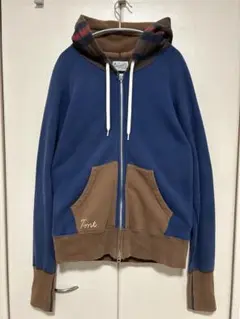 TMT フルジップパーカー　Lサイズ　裏起毛　ブランケット