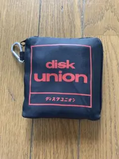 disk union ディスクユニオン レコードバッグ エコバッグ　カラビナ付き