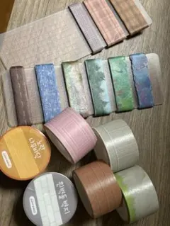 マスキングテープ 韓国　セット　未使用品　新品あり。