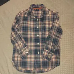 GapKids チェック柄長袖シャツ 120 cm
