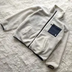 美品✨ユーエスポロアッスン【L相当】ボアフリースジャケット ホワイト