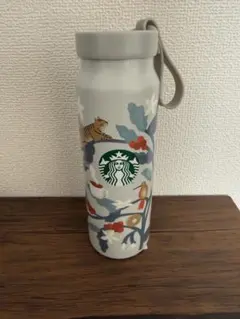 スターバックス 2026福袋限定 ステンレス花柄水筒 355ml(トール迄)