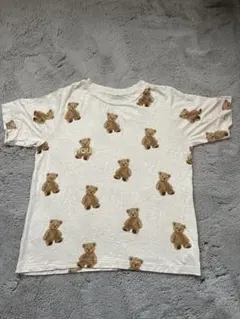 ジェラートピケ　ベア半袖ルームウェア　くま