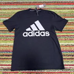 adidas ロゴ Tシャツ ブラック　新品　タグ付き