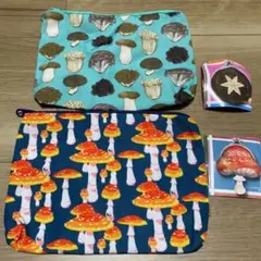 nocco. きのこ雑貨コレクション　2種　2枚セット　新品　未使用