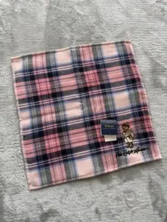 POLO チェック柄 タオルハンカチ