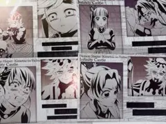 鬼滅の刃　童磨　胡蝶しのぶ　カナヲ　メタリック　ポストカード　お楽しみくじ