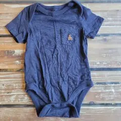 GAPベビー服 半袖 肌着 紺色 3-6m