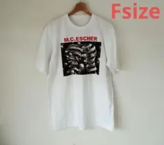M.C.エッシャー ESCHER 婚姻の絆 空と水 アートTシャツ(Ｆ)P12