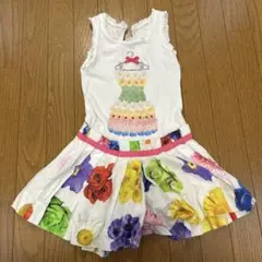 MONNALISA 花柄ノースリーブワンピース T4のサムネイル