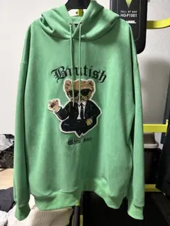 adams JUGGLER Whim Roth Brutish クマ刺繍パーカー