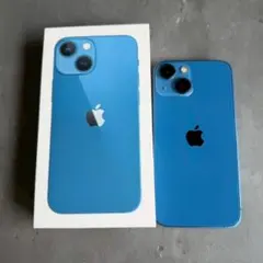 iPhone 13 mini 128GB ブルー SIMフリー 本体とケース - メルカリ