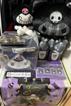 サンリオ　KUROMI クロミ　サンリオ当りくじ　バニティバッグ他