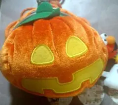 平成レトロ USJハロウィン おばけカボチャ ミニがま口ポシェット エルモ