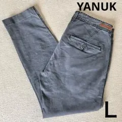 YANUK ヤヌーク テーパードトラウザー アンクル丈 パンツ WBK ブラックのサムネイル
