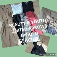 レディース服　まとめ売り 1週間コーデ　オフィスカジュアル　春　ML　きれいめ