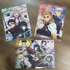 鬼滅の刃　下敷き3枚セット