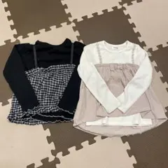 長袖カットソー 2点セット 110 春服