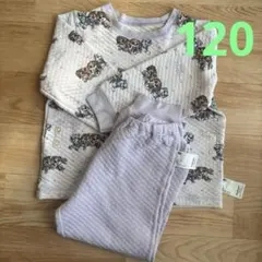 ユニクロ　キルトパジャマ　パオパトロール　120