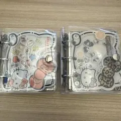 Hello Kittyシールブック　シール帳　2個セット　おまけシール付き