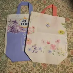 ar FUM 花柄エコバッグ 2個セット